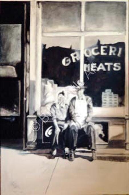 1940s store painting