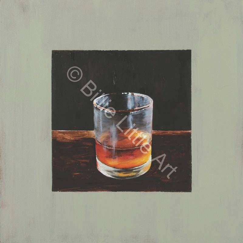 Whiskey Bar Painting